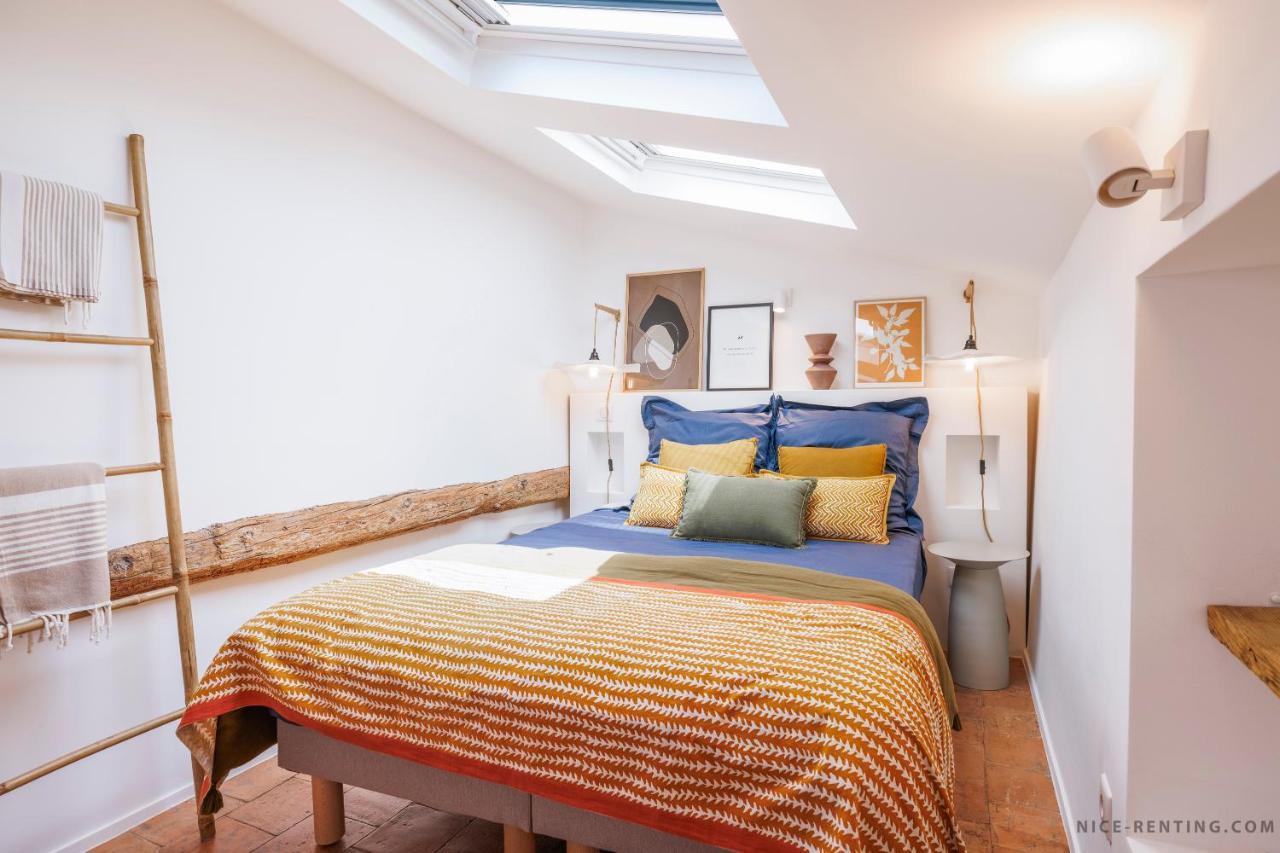 Nice Renting - Neuve - Luxury Triplex Old Town Massena Garibaldi - 4 Bedroom - Ac Exteriör bild